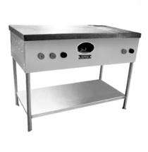 GK Chapati 2 Burners Commercial Gas Stove Stainless Steel 304 Silver_0