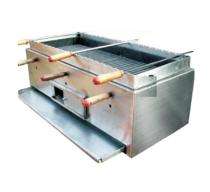 GK Barbeque Grill 2 Burners Commercial Gas Stove Stainless Steel 304 Silver_0