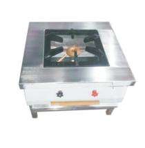 GK Stock Pot 1 Burner Commercial Gas Stove Stainless Steel 304 Silver_0