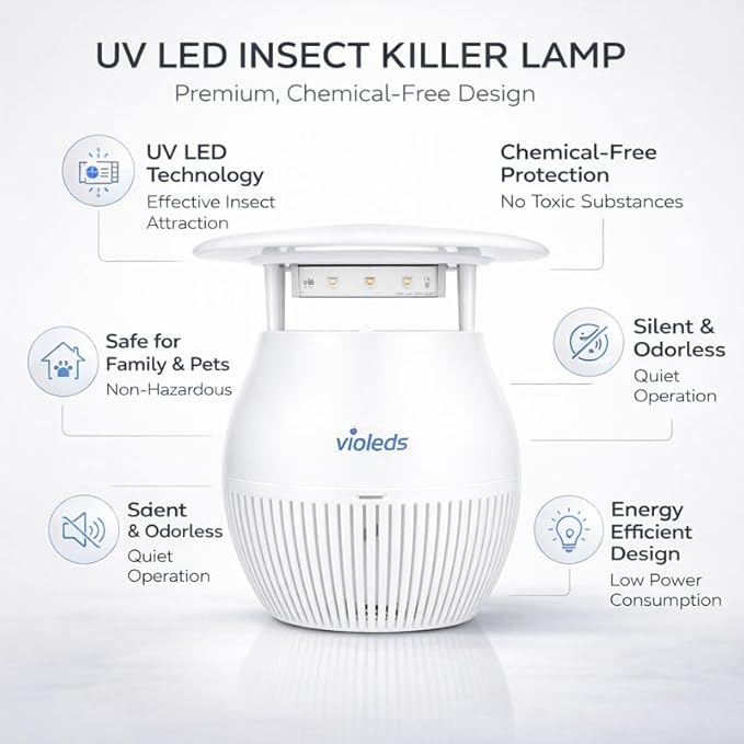 Violeds IH2 Automatic Flying Insect Killer 2 W 500 sqft_1