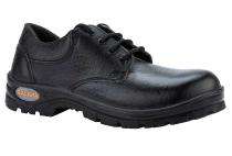 GALISTA APOLLO Genuine Full Grain Leather Steel Toe Safety Shoes Black_0