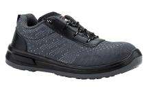 GALISTA BLAZE Engineered Knitted Fabric Steel Toe Safety Shoes Black and Grey_0