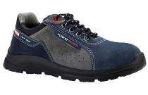 GALISTA FLOW Full Grain Suede Leather Steel Toe Safety Shoes Grey and Blue_0
