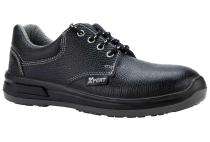 GALISTA XPERT Genuine Full Grain Leather Steel Toe Safety Shoes Black_0
