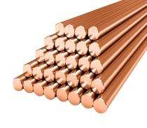 K G Round Bright Metal Bar Copper EC 8 mm_0