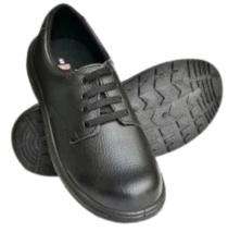 Duplon Real Leather Rubber Toe Safety Shoes Black_0