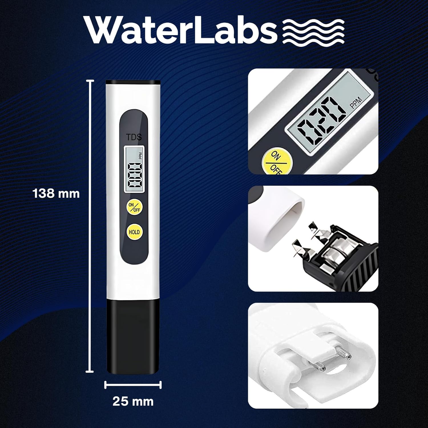 WaterLabs TDS-2 TDS Meter 0 - 999 ppm_3