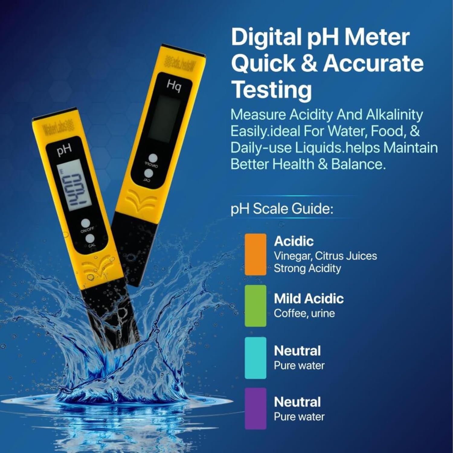 WaterLabs PH-2 Meter pH Meter 0.00 - 14.00 pH_2