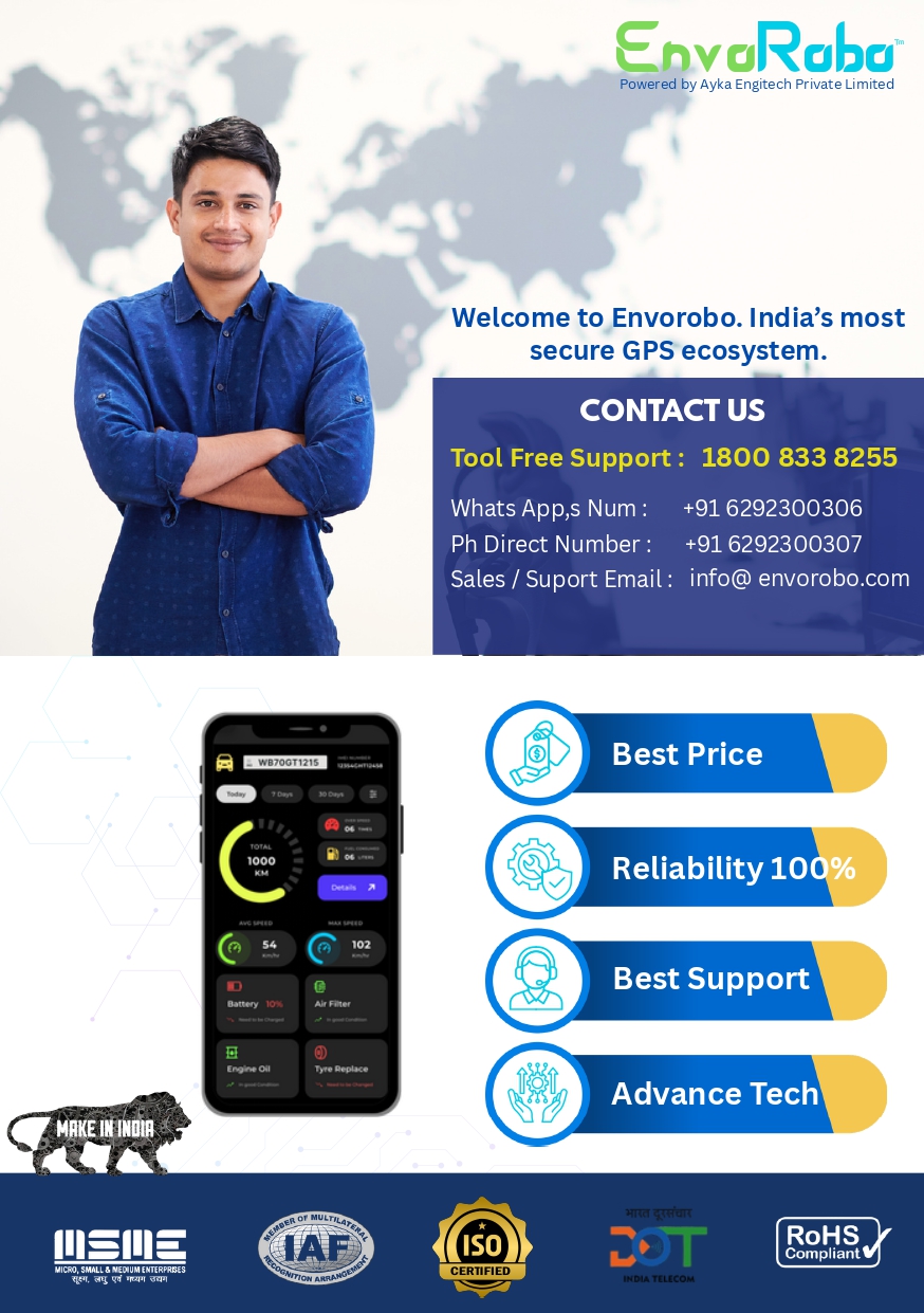 EnvoRobo GPS Trackers Vehicle 800 x 480 pixels 2GB+16GB No Display_3