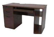 Computer Office Tables Dark Brown Wooden_0
