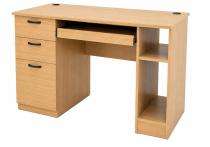 Computer Office Tables Light Brown Wooden_0