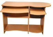 Computer Office Tables Light  Brown Wooden_0