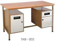 Computer Office Tables Brown and Grey Wooden_0