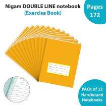 Nigam Double Line Exercise Notebooks 18 x 24 cm_0