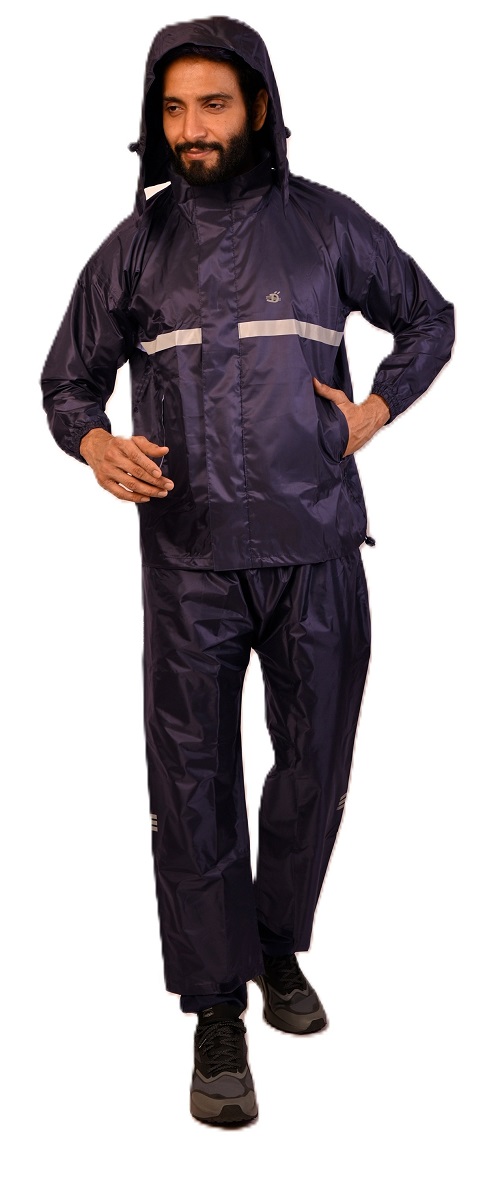 Duckback Polyester Raincoats DB-927-NAVY-L L_1