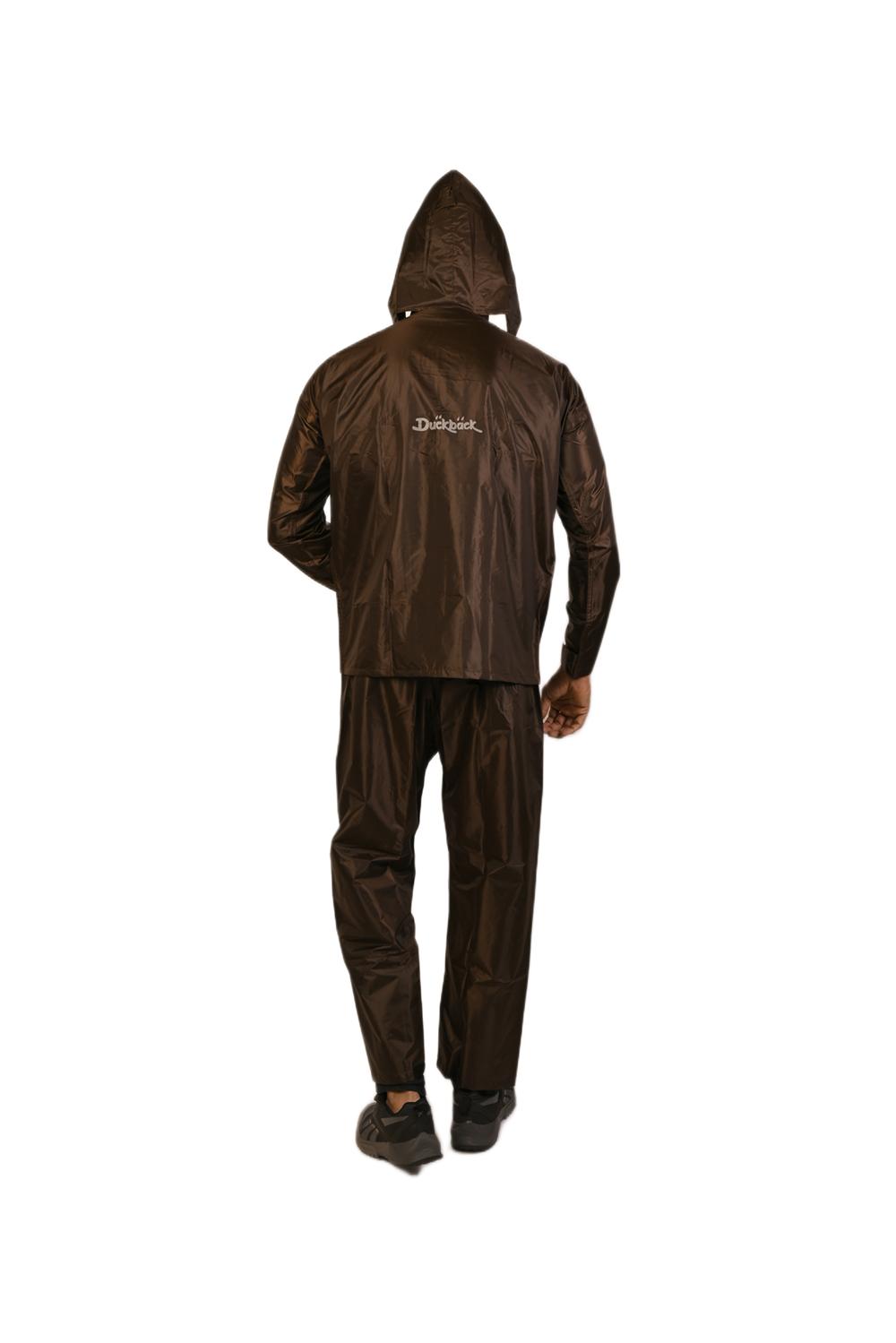 Duckback Polyester Raincoats DB-667-MAROON-L L_2