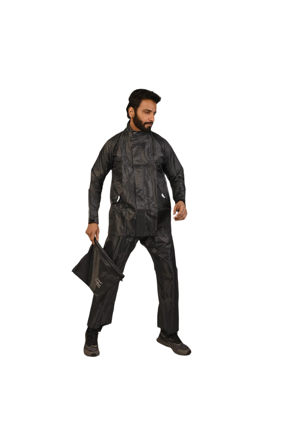 Duckback Polyester Raincoats DB-RIDER-BLACK-M M_2
