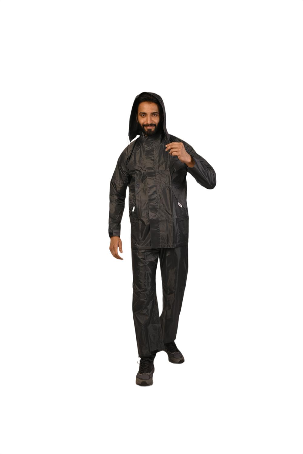 Duckback Polyester Raincoats DB-RIDER-BLACK-XXL XXL_1