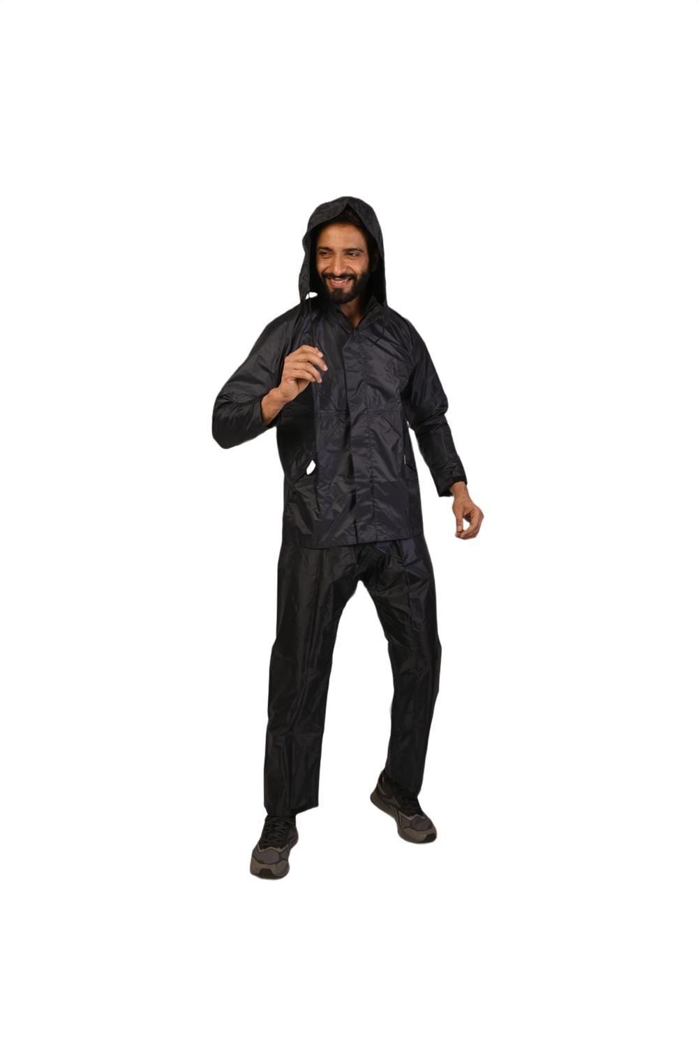 Duckback Polyester Raincoats DB-RIDER-NAVY-S S_1