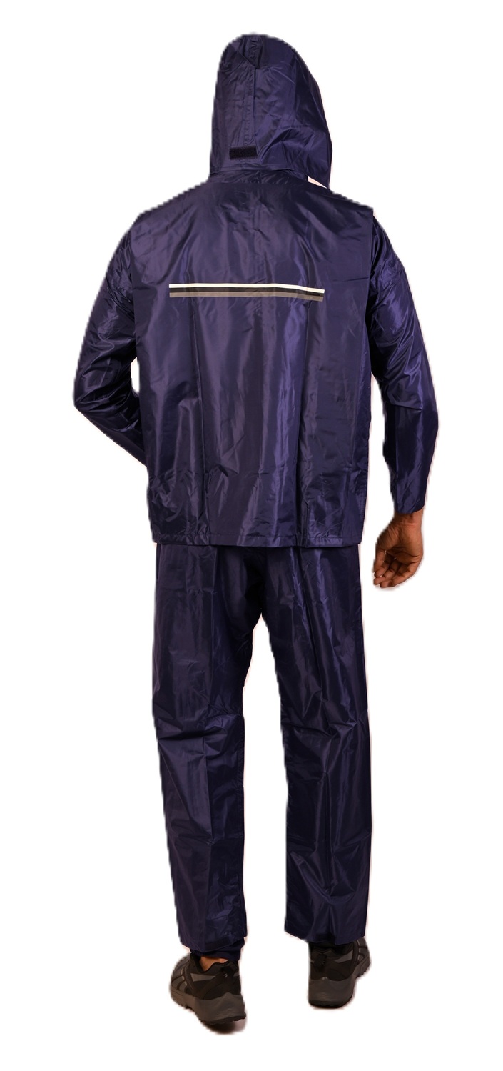 Duckback Polyester Raincoats DB-BIKER-NAVY-M M_1