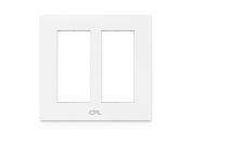 CPL CE8802G 2 Module White Modular Switch Plate Cover_0