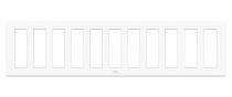CPL CE8818G 11 Module White Modular Switch Plate Cover_0