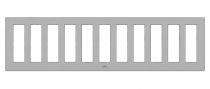 CPL CE8818G 11 Module Grey Modular Switch Plate Cover_0