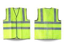 Polyester Safety Jackets L Reflective Green_0