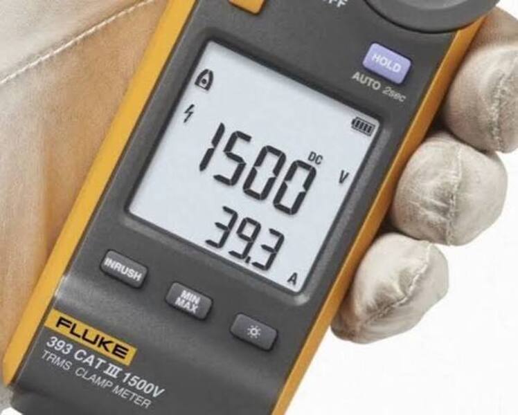 FLUKE 393 999.9 A 600 V AC DC Clamp Meter_1