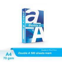 Double A CP01 A4 70 GSM Copier Paper_0