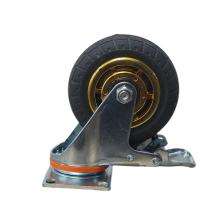 TM CASTORS 4 inch Elastic Rubber Swivel Caster Wheel 70 kg_0