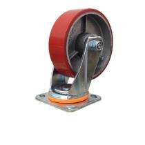 TM CASTORS 6 inch PU + Cast Iron Swivel Caster Wheel 320 kg_0