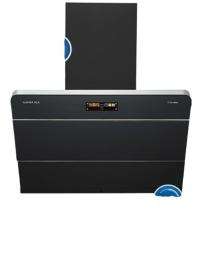 Kutchina Glorea DLX Black Wall Mounted Chimney 1700 CMH_0