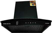 Kutchina Vega DLX Black Wall Mounted Chimney 1300 CMH_0