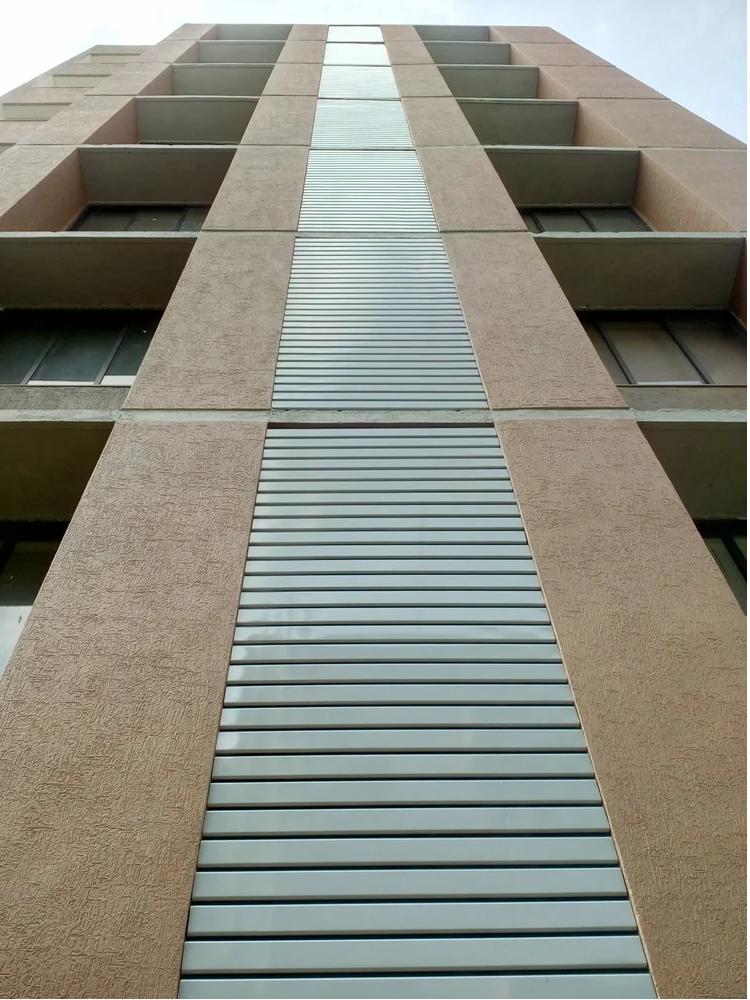 Aluminium Rectangular White Louver_1