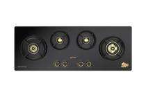 Kutchina ALEXA 478 SD Black 4 Burners Glass Cooktop_0