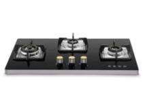 Kutchina ALEXA 460 Black 3 Burners Glass Cooktop_0