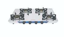 Kutchina FLASHY DLX 4B Silver 4 Burners Glass Cooktop_0