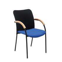 SGK Visitor Blue and Black 985 x 635 x 605 mm Steel Office Chairs_0