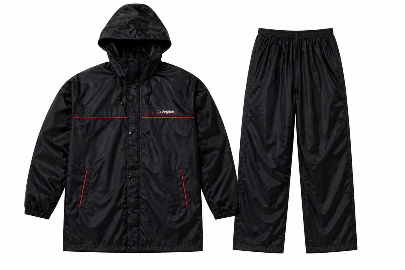 Duckback Polyester Raincoats DB-PRESIDENT-BLACK-M M_1