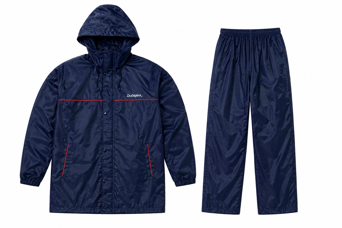 Duckback Polyester Raincoats DB-PRESIDENT-NAVY-L L_1