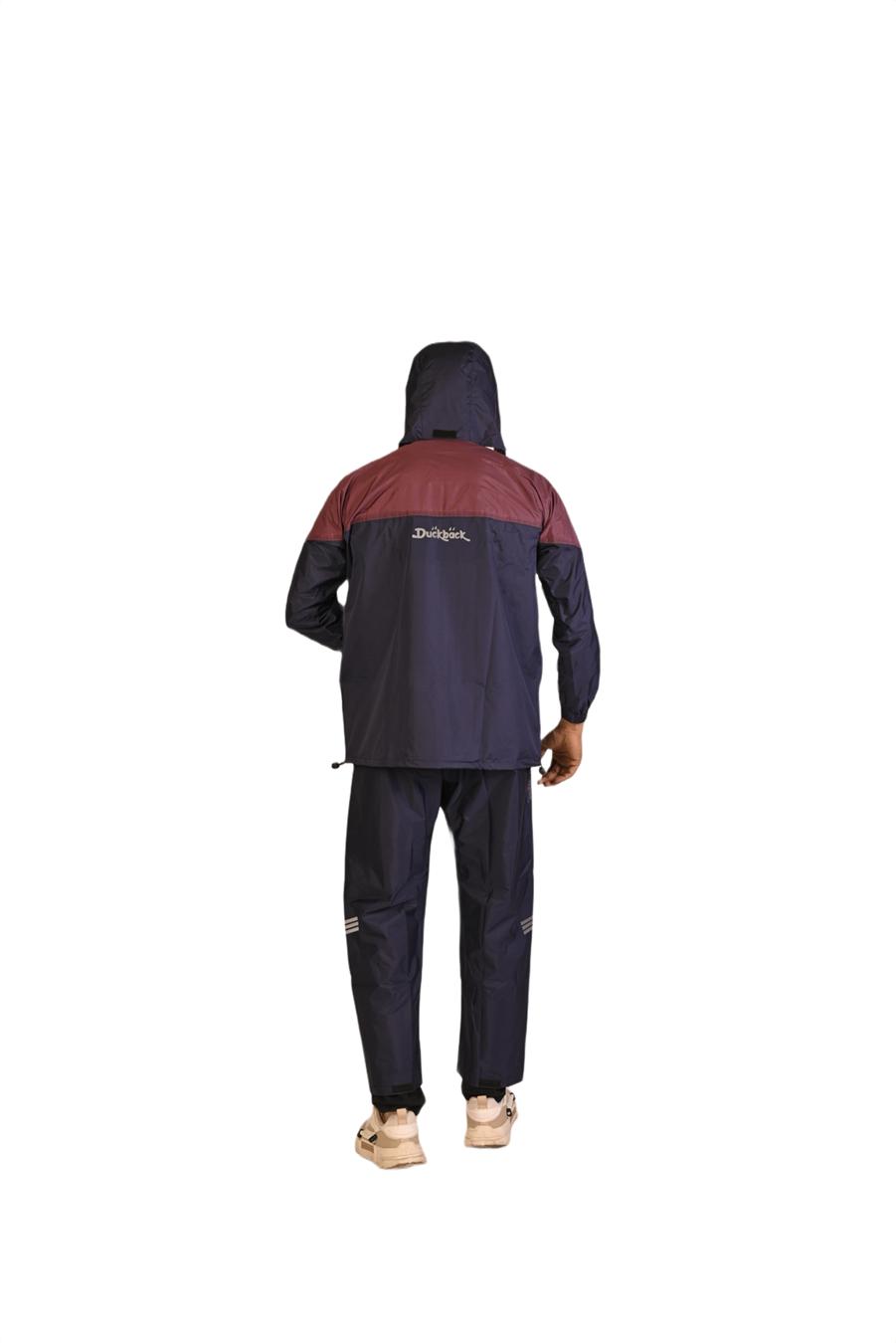 Duckback Polyester Raincoats DB-CAPTAIN-MAROON-L L_2