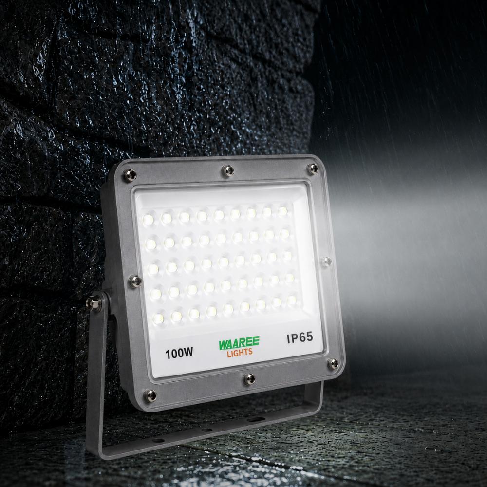 WAAREE 50 W Warm White IP65 4 kV 5000 Lumen WASL-50W NEO LED Flood Lights_2