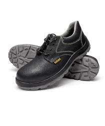 L&T SuFin Brand - Solido Walk SY11 Buff Barton Steel Toe Safety Shoes Black_0