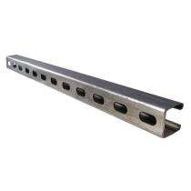 Moonshine Galvanized Iron Long Slotted Strut Channel 41 x 41 mm_0