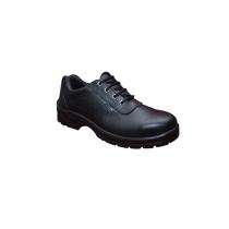 SRS Real Leather Steel Toe Safety Shoes Black_0