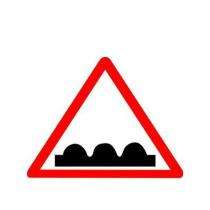 Traffic Warning Signages 600 x 600 mm Mild Steel_0