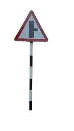 Road Warning Signages 900 x 900 mm Mild Steel_0