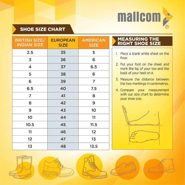 Mallcom Docker S1 Whisker Grain Leather Steel Toe Safety Shoes Black_4