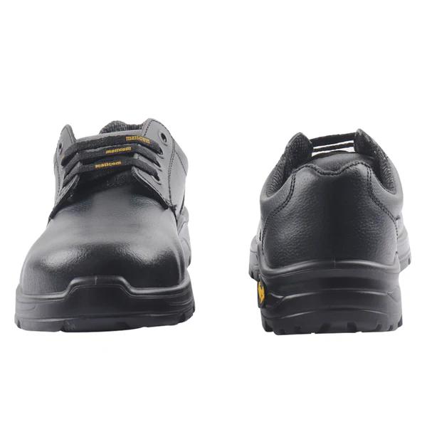 Mallcom Doxle S1 Whisker Grain Leather Steel Toe Safety Shoes Black_2